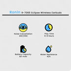 Ronin R-7065 Eclipse  Earbuds Rana&brothertechstore