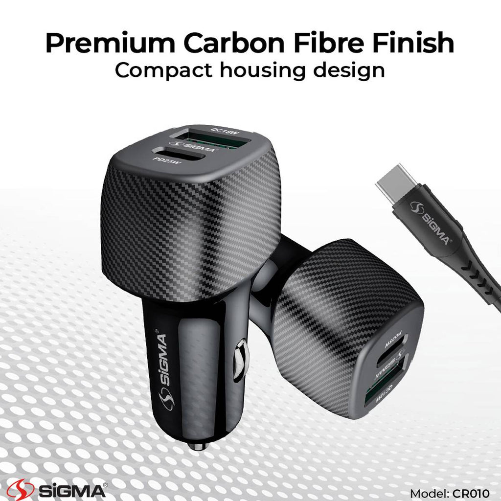 Sigma CR-010  Fast Car Charger Rana&brothertechstore